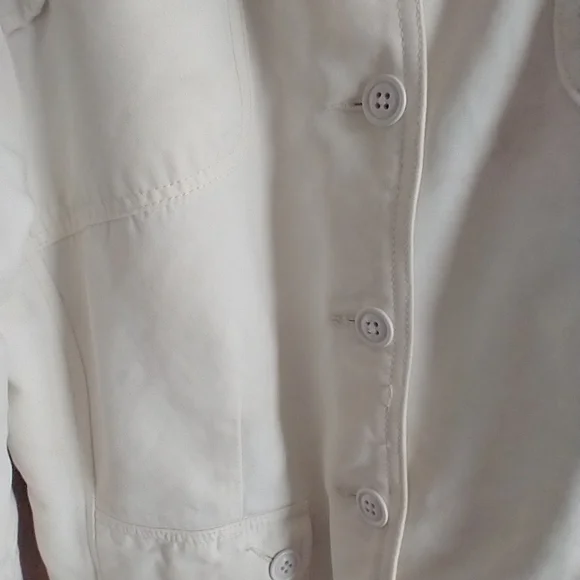 Lucky Brand Women's Sherpa Lined Button Up Jacket White Size XL - Picture 6 of 11